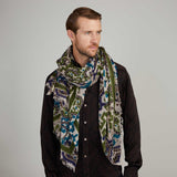 Felted Stole Camo Paisley