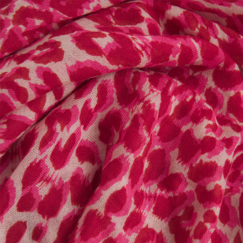 Cashmere Airy Scarf Cheetah