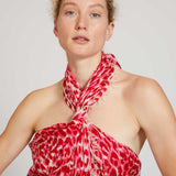 Cashmere Airy Scarf Cheetah