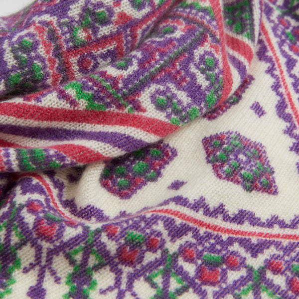 Triangle Knit Scarf Persia