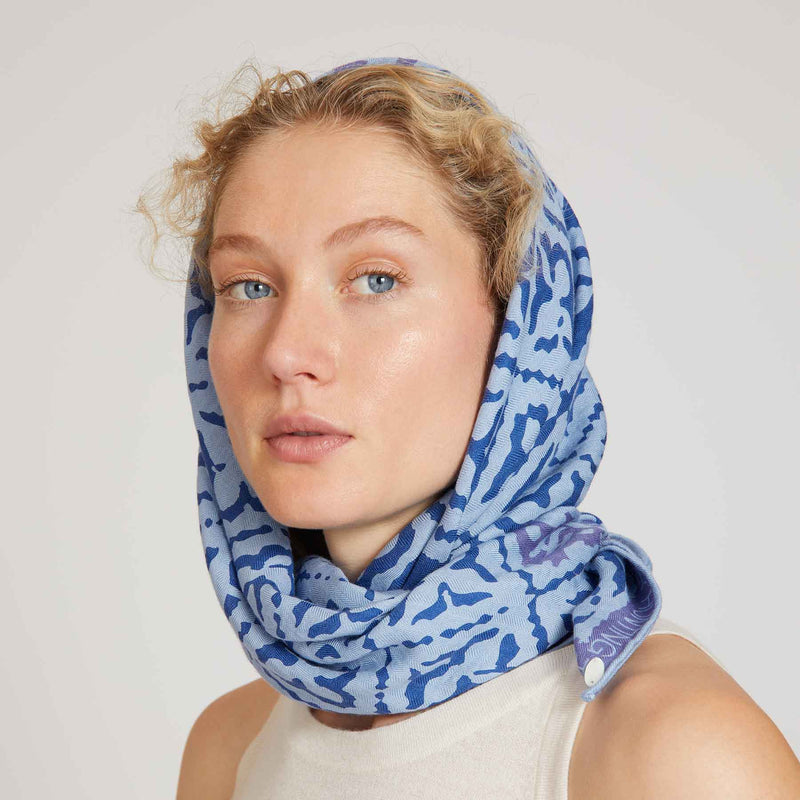 Explorer Cube Silk-Cashmere Eyes of Marrakesh