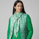 Kite Scarf Silk Cashmere Escargot