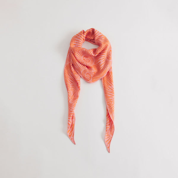 Kite Scarf Silk Cashmere Escargot