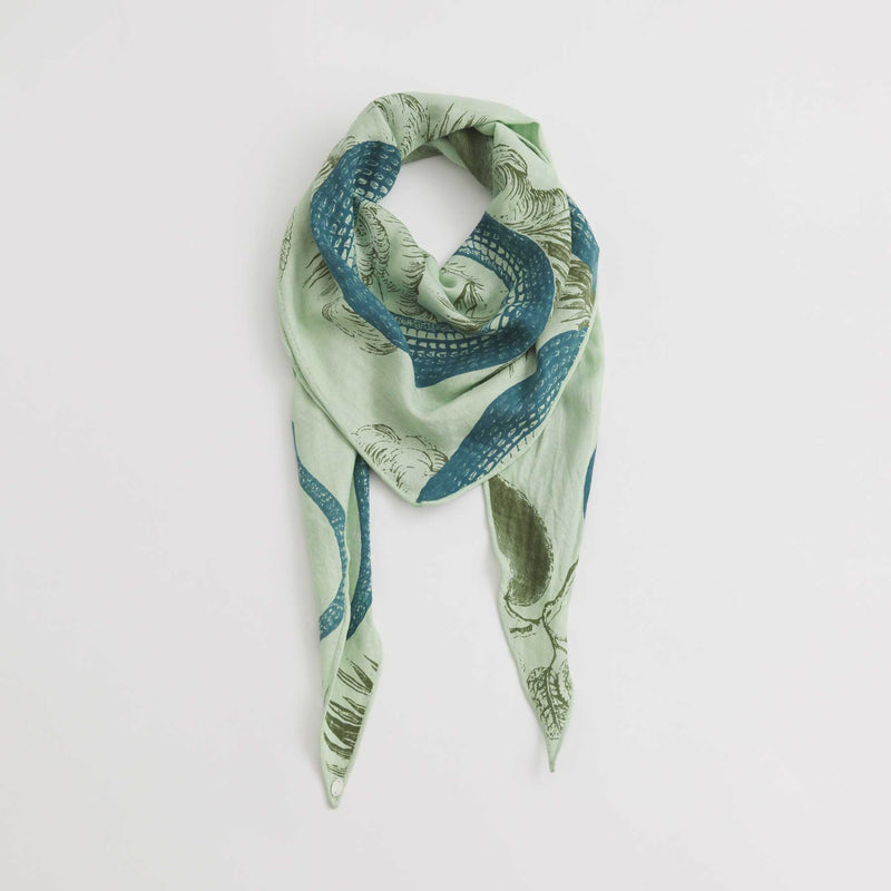 Kite Scarf Silk Cashmere Garden Eden