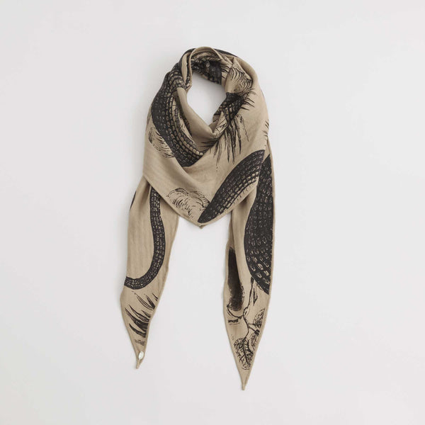 Kite Scarf Silk Cashmere Garden Eden