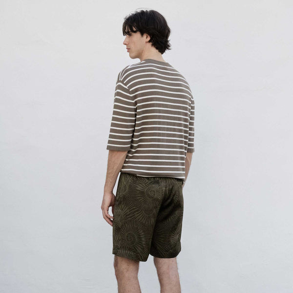 Silk Shorts Spring Escargot