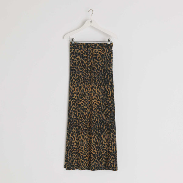 Skirt Spread Cheetah Silk Jersey