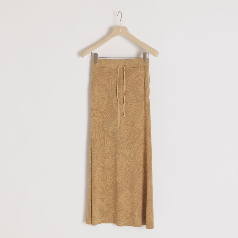 Skirt Spread Escargot Silk Jersey