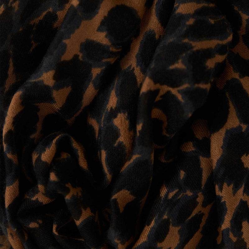 Cashmere Super Airy Scarf Cheetah