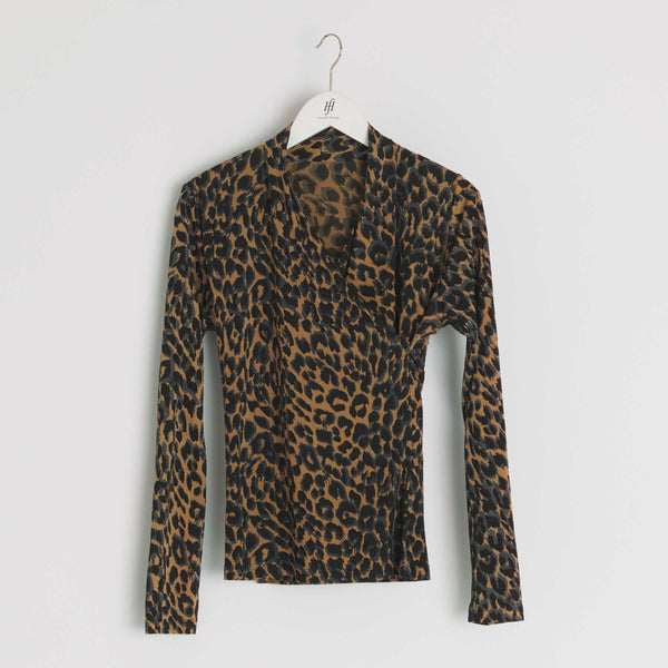 Top Saba Cheetah Silk Jersey