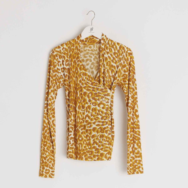 Top Saba Cheetah Silk Jersey