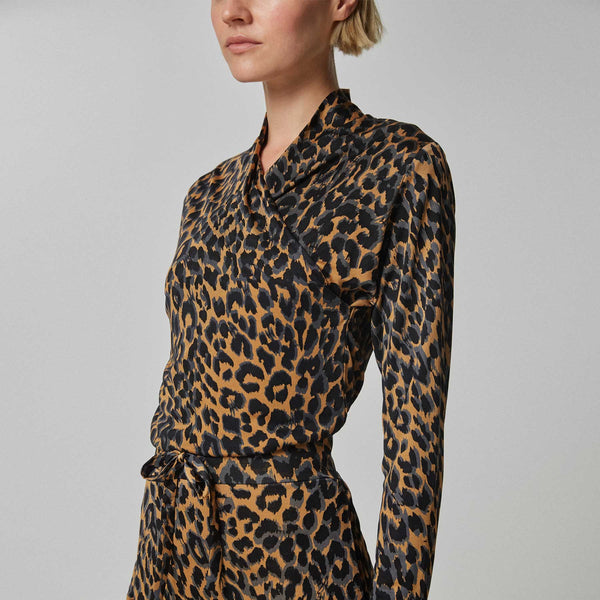 Top Saba Cheetah Silk Jersey