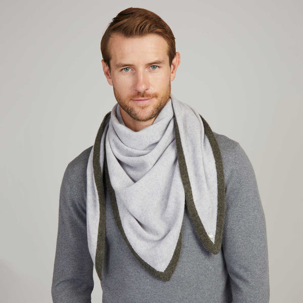 Triangle Knit Scarf ARAMIS