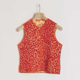 Vest Reversible Cheetah / Palm Spring