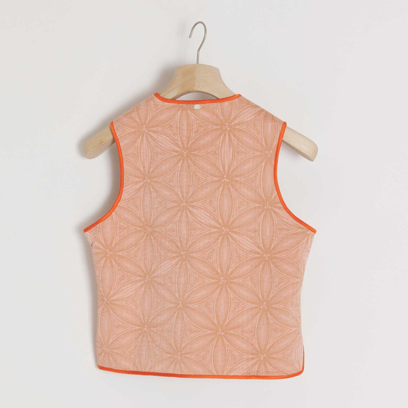 Vest Reversible Flower of Life / Monarch Butterfly